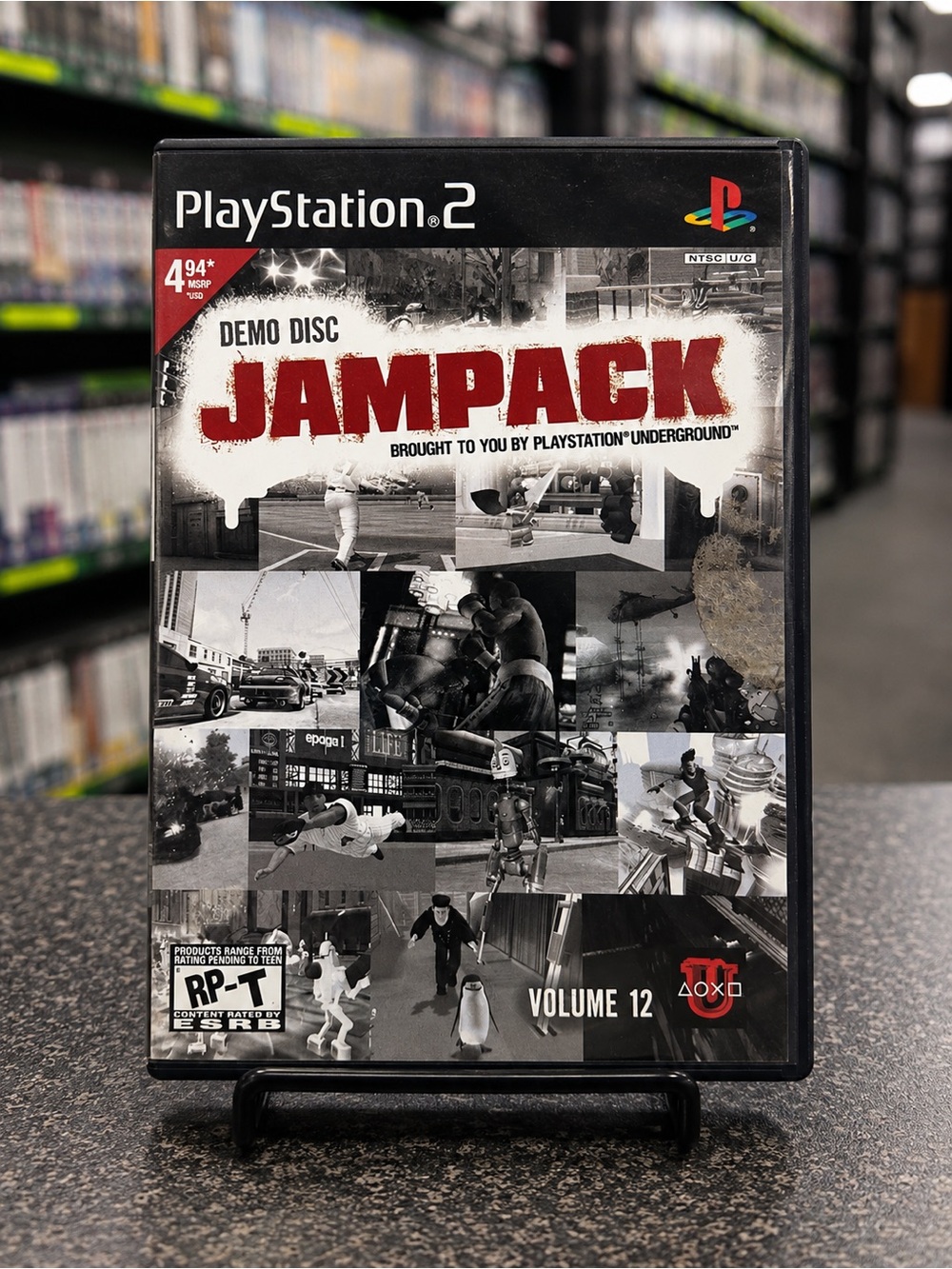PlayStation 2 Jampack Vol. 12 Demo Disc PS2 Complete Tested Working CIB